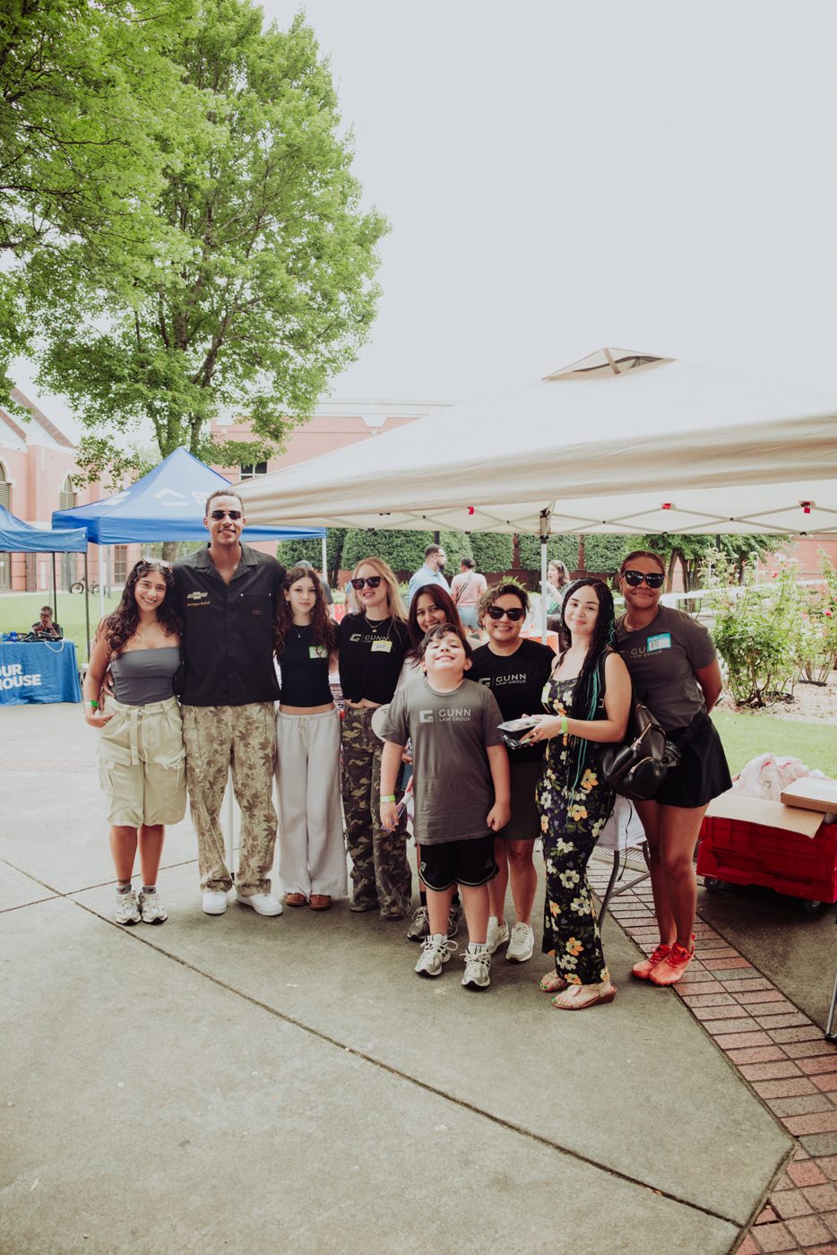 The Gunn Law Group team at the Health & Back 2 School Expo at Ebenezer Baptist Church in Atlanta